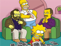 Гомер и Лиза обмениваются любезностями :: Homer and Lisa Exchange Cross Words