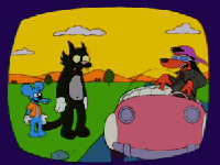 Шоу Щекотки и Царапки и Лайки :: The Itchy & Scratchy & Poochie Show